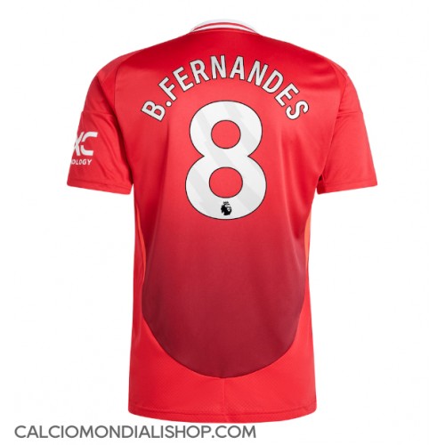 Maglie da calcio Manchester United Bruno Fernandes #8 Prima Maglia 2024-25 Manica Corta